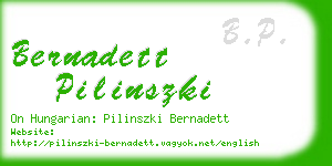 bernadett pilinszki business card